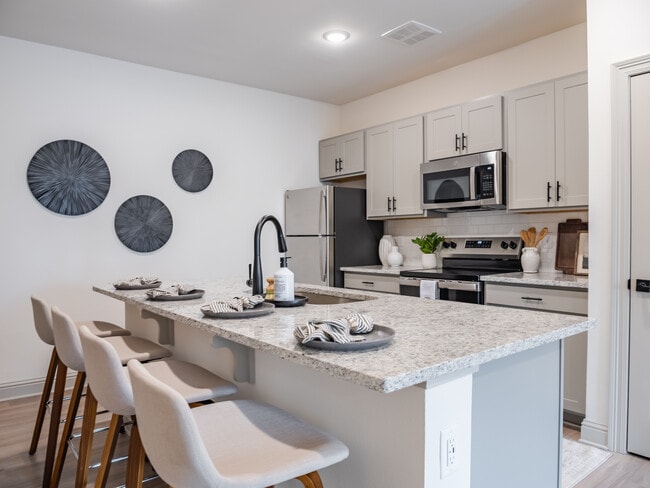 The Perdido: 1BR, 1BA- Kitchen - The Flats at Ransley