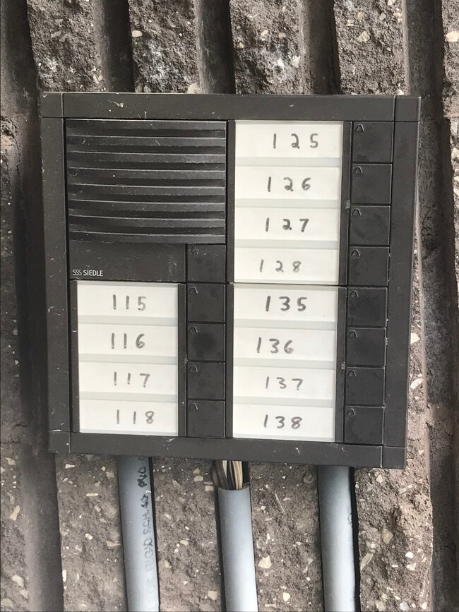 Building security / intercom system - 125 Leedom Way