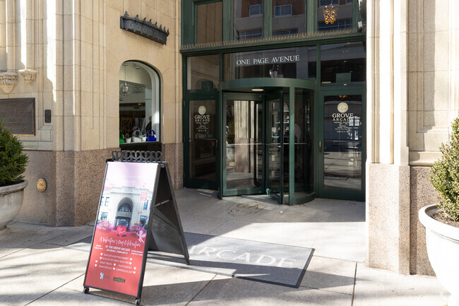 Entrance - Residences at Grove Arcade