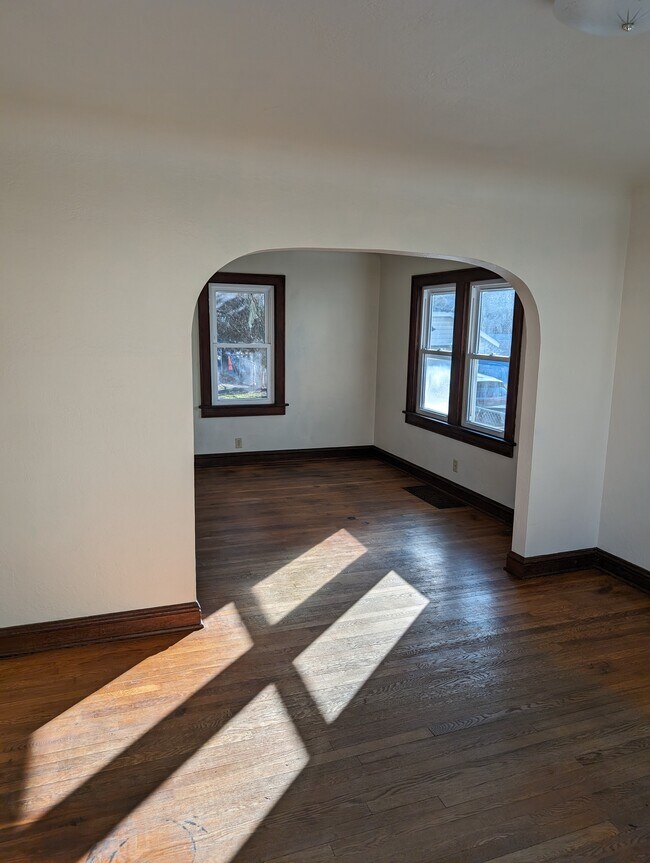 Living room and dining room - 520 N Henry St