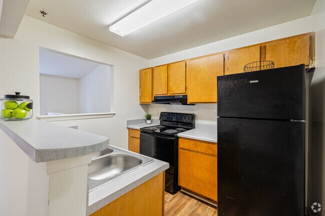 2BR, 1 .5BA - 850SF - Kitchen - Terrace View Apartments