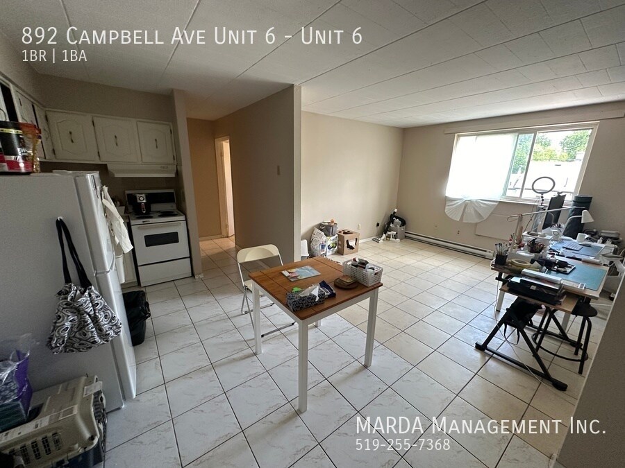 892 Campbell Ave Unit 6, Windsor, ON N9B 2H9 Apartment for Rent in