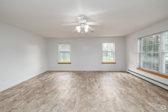 3BR, 1BA - 1,158SF - Living Room - Montour Family Apartments