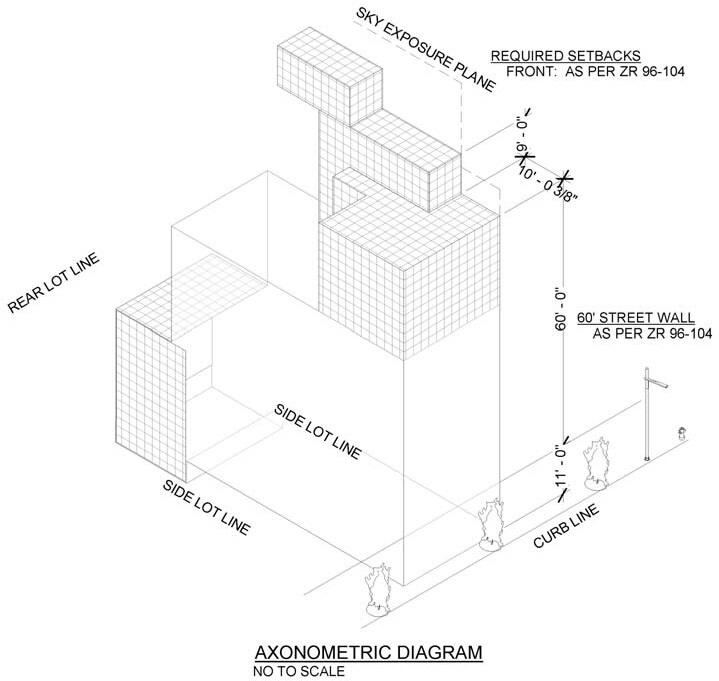 Axonometric Diagram - 821 9th Ave