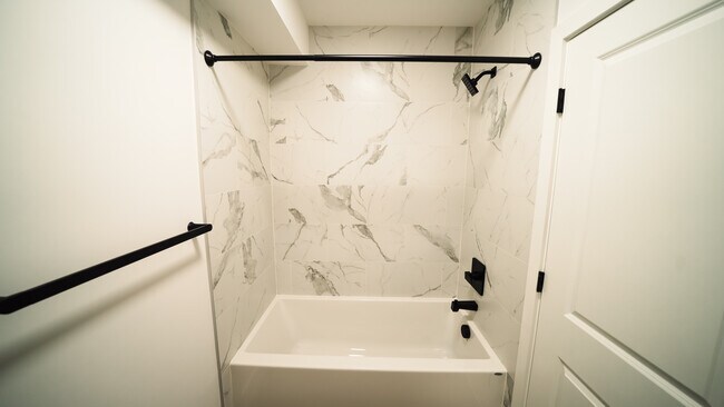 Bathroom with Tub/Shower - Southgate Gardens Apartments