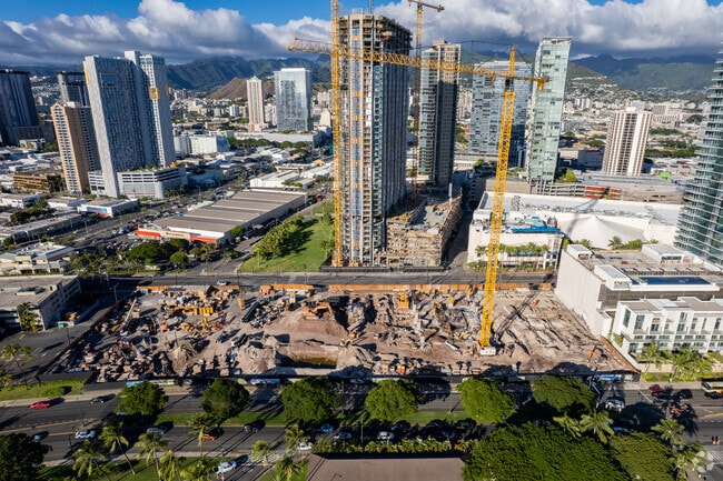 Construction Photo - Oct 2021 - Victoria Place at Ward Village