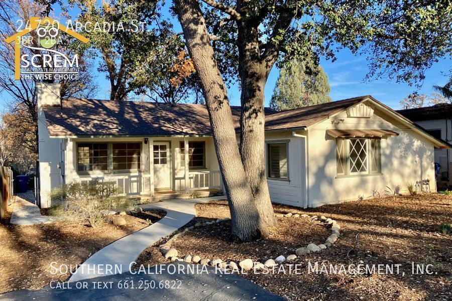 Single Story Three Bedroom Home in Newhall House Rental in Santa