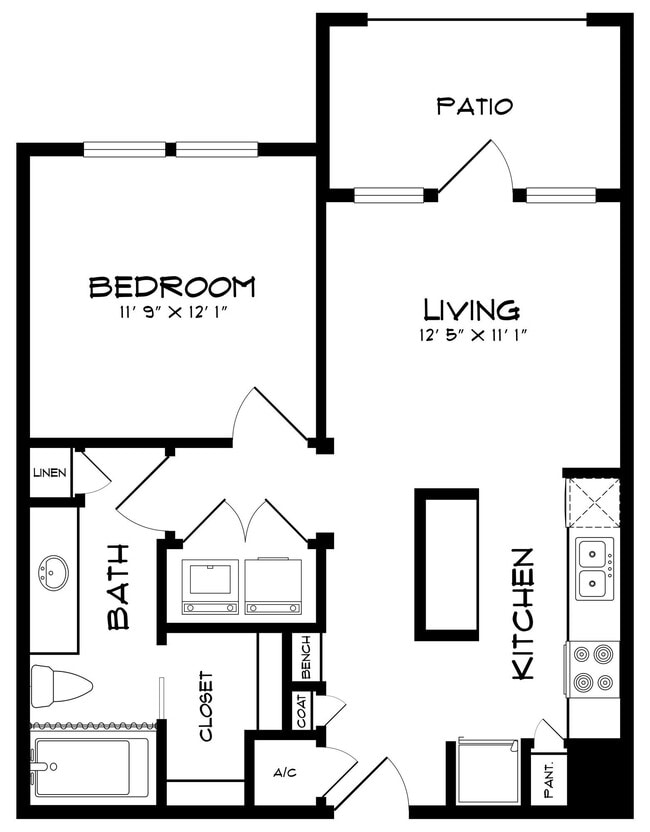 Plano de planta - Merano Apartments