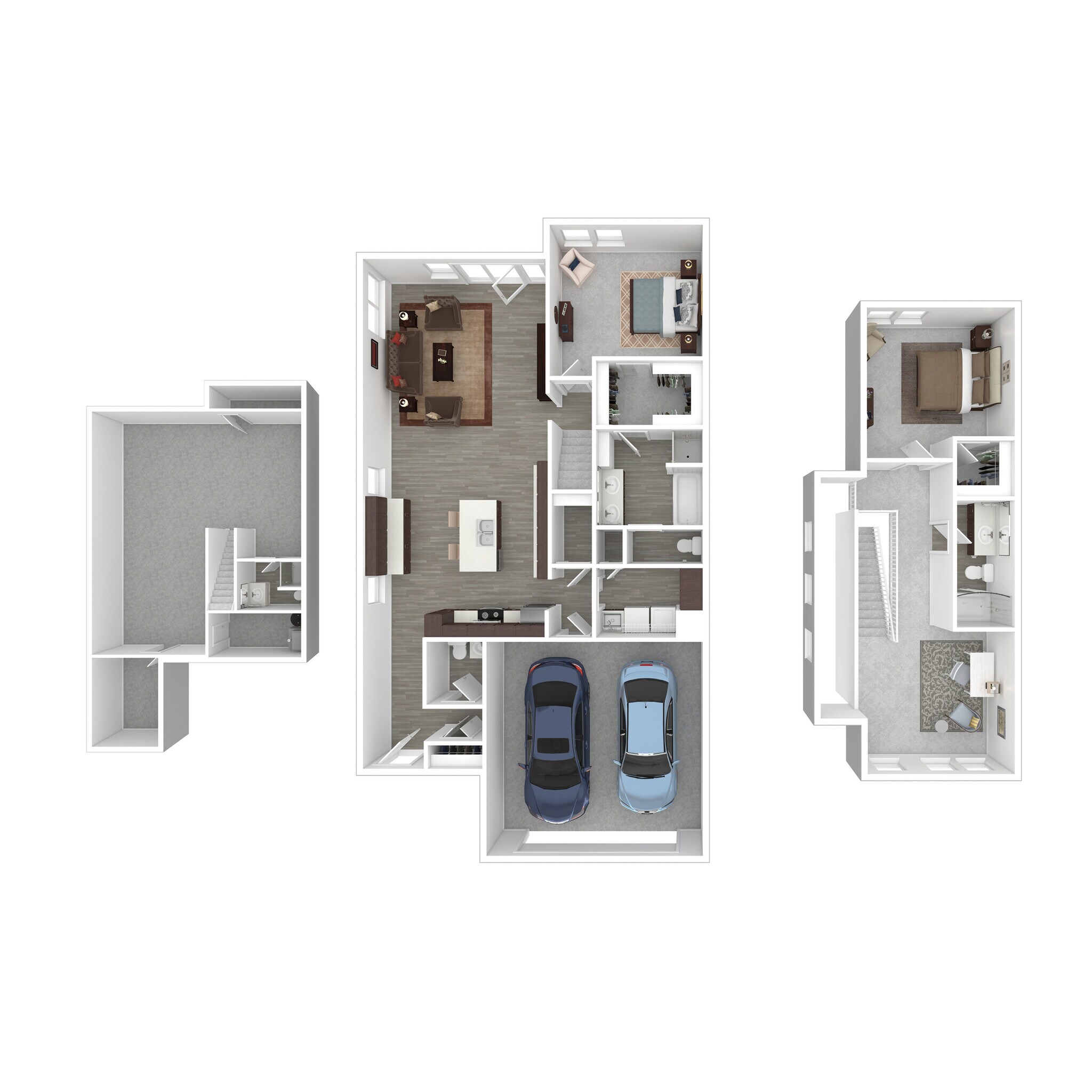 Luxe at Pepper Pike – A - Two Bedroom with Loft