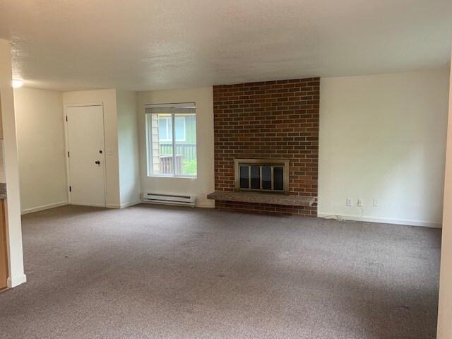 Living Room Fireplace - 14009 35th Ave NE