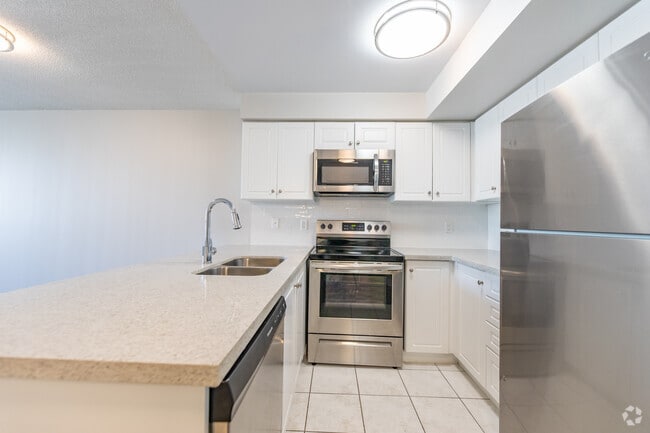 1BR, 1BA - 550SF - Cuisine - The Foresite