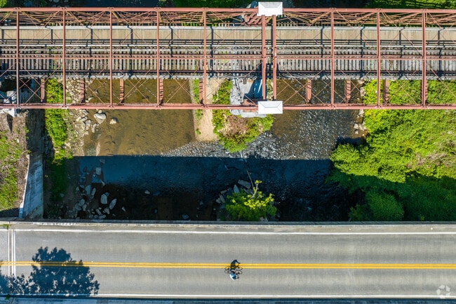 The Bollman Truss Bridge in Jessup is 160 feet long and dates back to 1887.