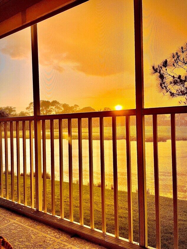 Beautiful sunsets from the lanai - 6334 Grand Oak Cir