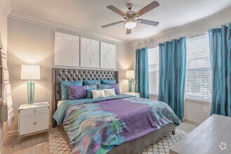 1BR, 1BA - 651 SF A1 - Bedroom - McKinney Square