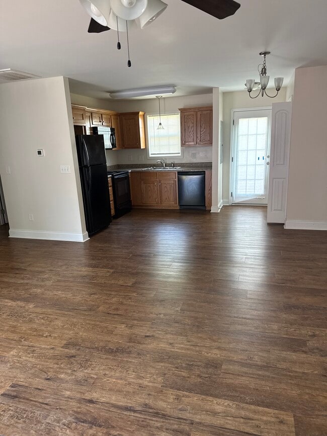 Open den and kitchen - 134 E 12th St