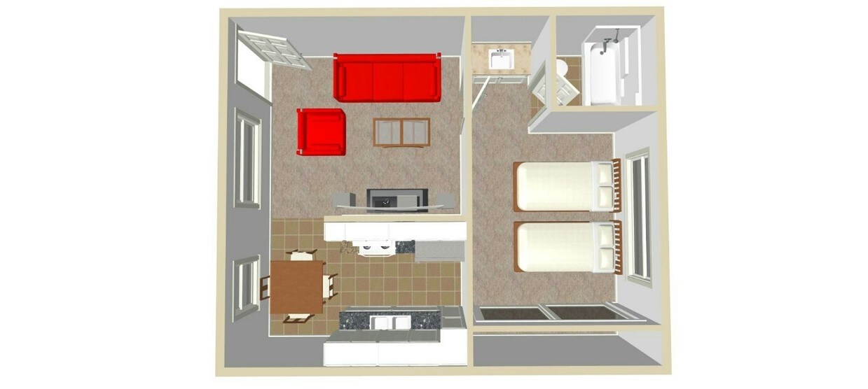 1HAB/1BA - 16220 Cornuta Apartments
