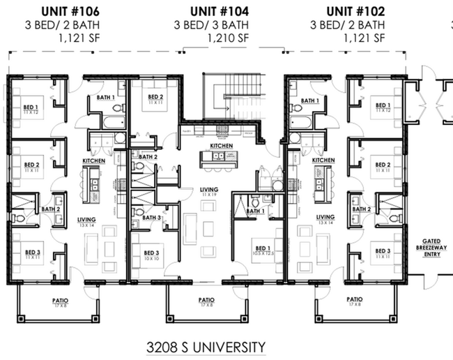 Building Photo - 3208 S University Dr