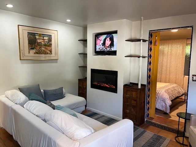 living room w/fireplace - 3219 McManus Ave