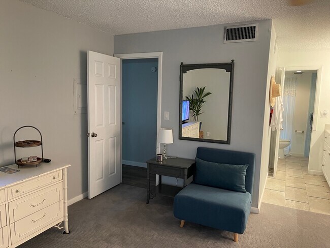 Large primary bedroom - 217 Palm Dr