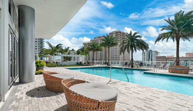 Piscina con terraza - ALLUVION LAS OLAS