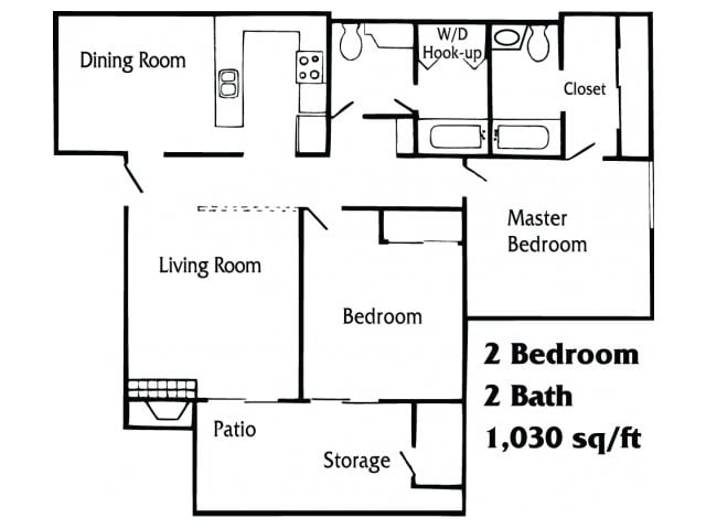 2BR/2BA - Vintage Creek Apartments
