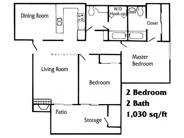 2HAB/2BA - Vintage Creek Apartments
