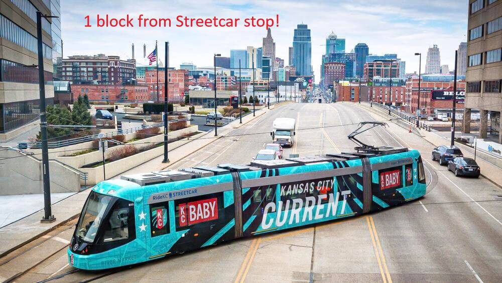 A 1 cuadra del tranvía de KC y del autobús MAX - 3404 Baltimore Ave
