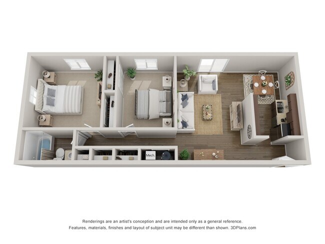 2HAB/1HAB - Pine Crest Apartments