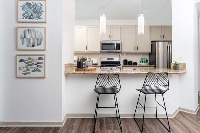 Soft-close drawers available in renovated floor plans - Mira Bella Apartments