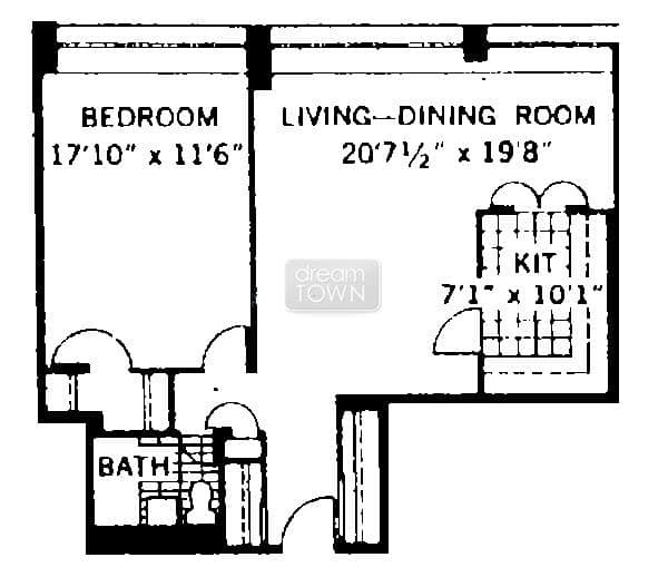 Floor plan - 1700 E 56th St