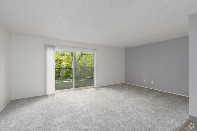 2BR, 1.5BA - 1,100SF - Living Room - Chateau Hills