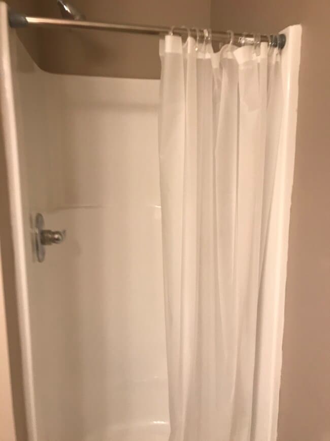 New shower - 205 W Irvine St