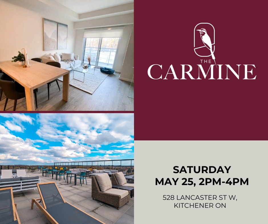 River Views At The Carmine! Apartment for Rent in Kitchener