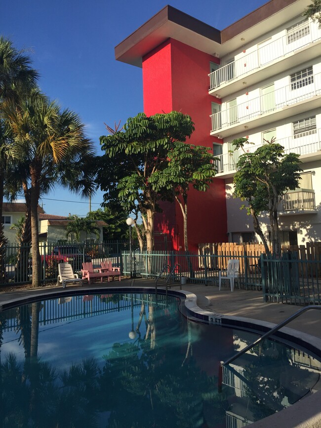 Pool area - Ram Andrews Apartments