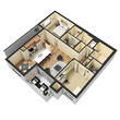 2 Bed 2 Bath A