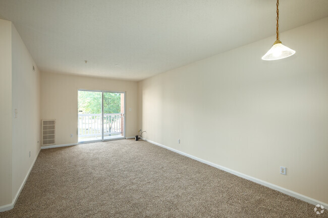 3BR, 2BA - 966SF-Living Room - Jamestown Commons for Adults 55+