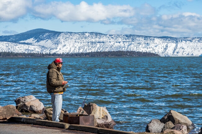 Fishing on Klamath Lake is a year-round activity in Klamath Falls.