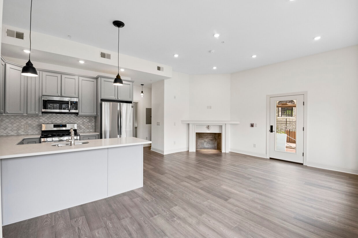 Living Room & Kitchen - 240 W Tulpehocken St