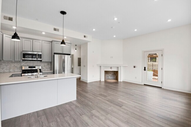 Living Room & Kitchen - 240 W Tulpehocken St Apartments