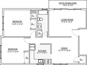 2BR/1BA - Kensington Arms