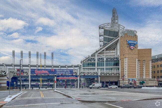 Progressive Field is a stadium located in the downtown area of Cleveland, Ohio.