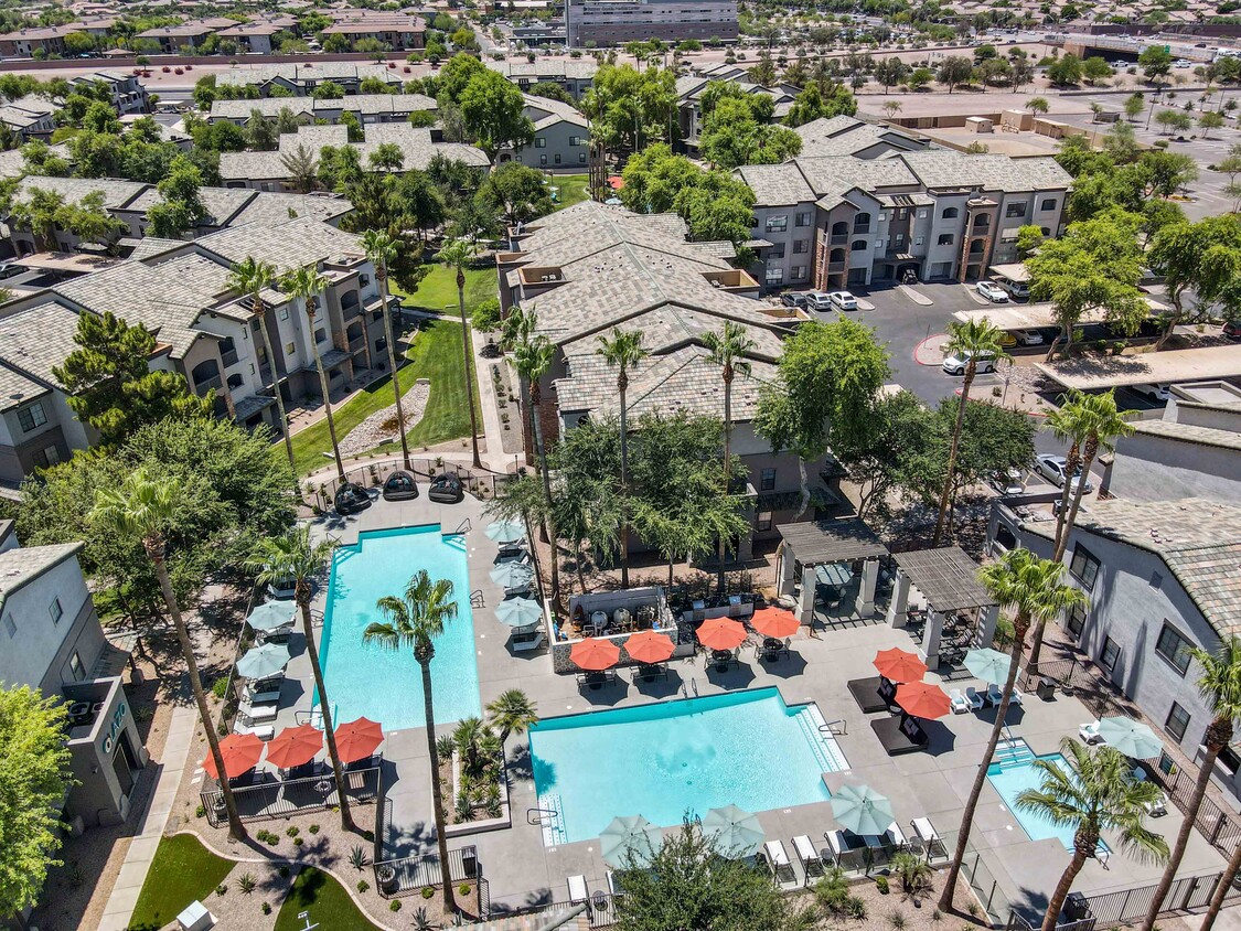 Lazo, Chandler, AZ, Aerial View - Lazo Apartments