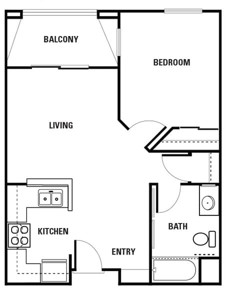 UNIDAD A - Gadberry Courts Apartments