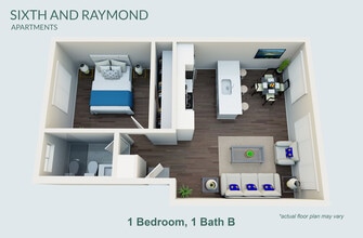 Interior Photo - Sixth and Raymond
