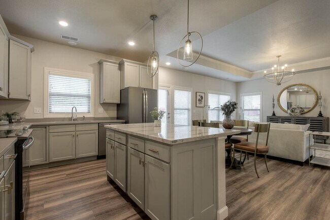 Kitchen Looking into Great Room/Living Area - 9727 Montclaire Dr