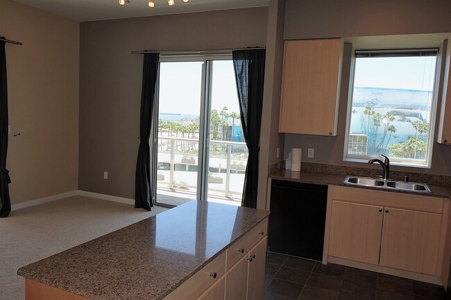 Ocean View from Living Area / Kitchen - 388 E Ocean Blvd