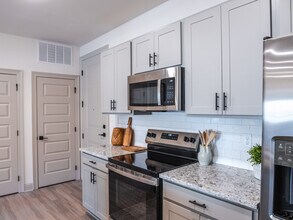 The Sabine: 2BR, 2BA- Kitchen - The Flats at Ransley