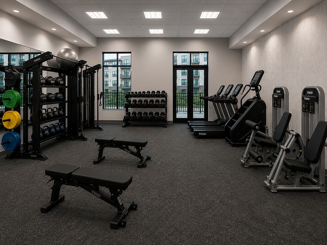 Ellison Fitness Center AI - The Ellison Apartments