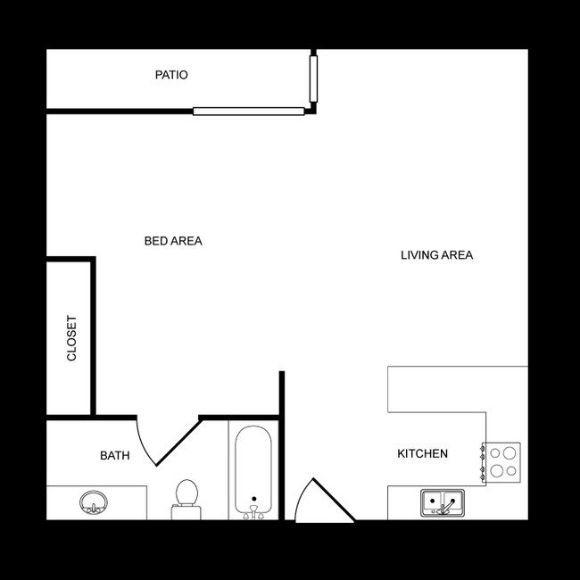 Estudio - Highland View Apartments  