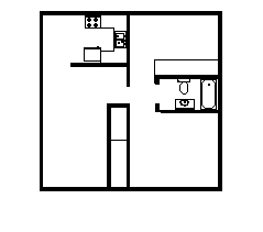 Plano de planta - Forest Grove Apartments